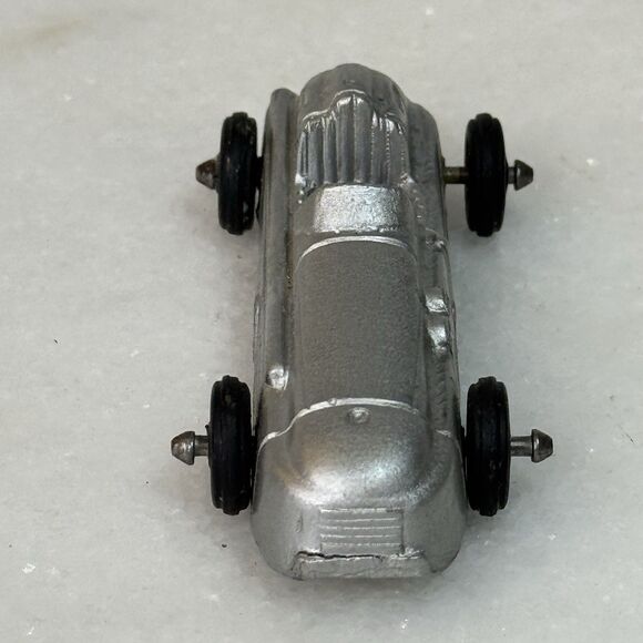 VINTAGE MIDGETOY 3" INDY RACER #7 RACE CAR SILVER ROCKFORD - Picture 4 of 10